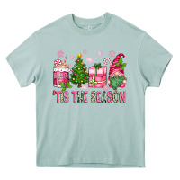 Arona pink christmas 'tis the season gnome Heavy Core Tee - Zillion Design Studio