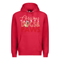 Cardinal Christmas Dogs Paws Premium Hoodie - Bettercallsaul