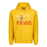 Lemon Christmas Dogs Paws Premium Hoodie - Bettercallsaul