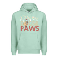 Seafoam Christmas Dogs Paws Premium Hoodie - Bettercallsaul