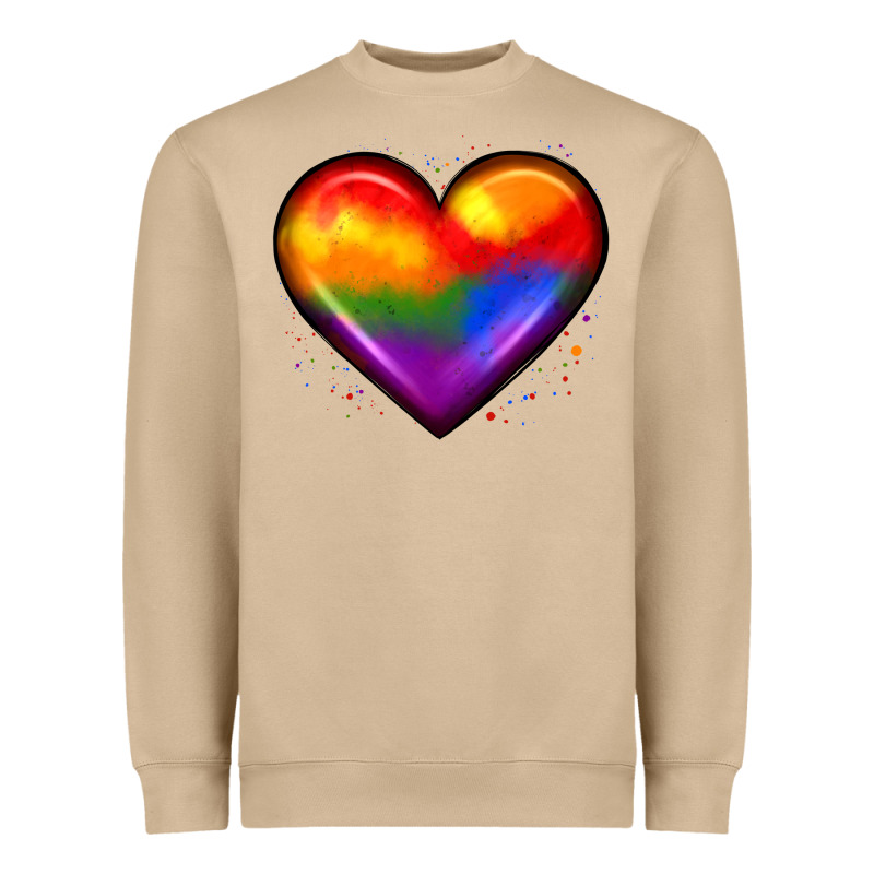 Pride Heart Heavyweight Sweatshirt by JahusDesignShop | Teevron