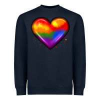 Navy pride heart Heavyweight Sweatshirt - JahusDesignShop