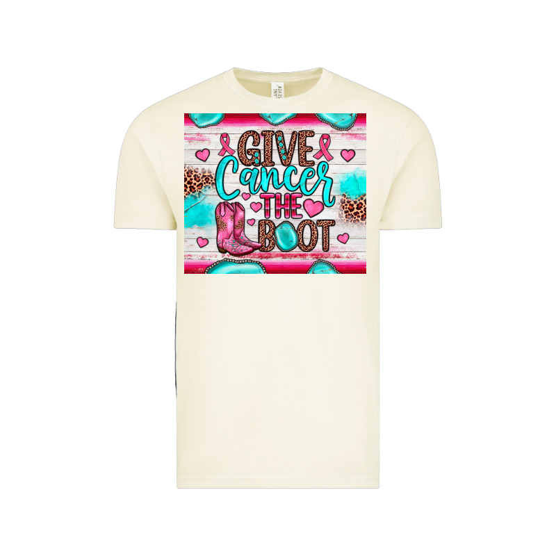 Give Cancer The Boot Vintage Tee by JahusDesignShop | Teevron