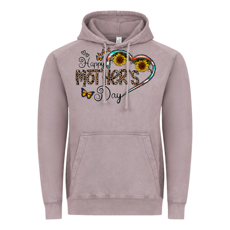 Happy Mother's Day Vintage Hoodie by CowhideDigitalArt | Teevron