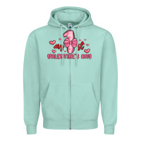 Seafoam my first valentines day Zipper Hoodie - MaliasSmallBusiness