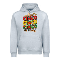 Heather Grey cinco cinco cinco de mayo Urban Hoodie - CowGirlArtShop