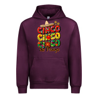 Mauve Wine cinco cinco cinco de mayo Urban Hoodie - CowGirlArtShop