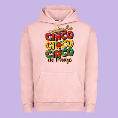 Cinco Cinco Cinco De Mayo Urban Hoodie Designed By Cowgirlartshop
