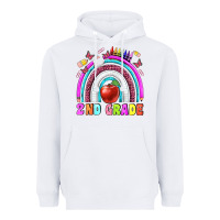 White 2 nd grade Heavyweight Hoodie - BundleAndBundleShop