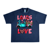 Navy loads of love truck Urban Heavy Tee - JahusDesignShop