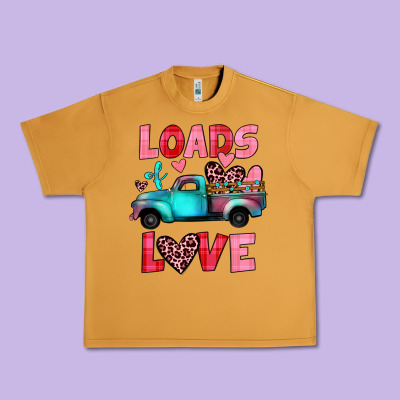 Loads Of Love Truck Urban Heavy Tee Designed By Jahusdesignshop