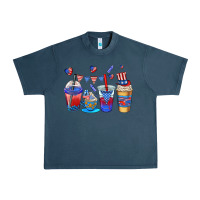 4th Of July Coffee Cups Urban Heavy Tee | Teevron
