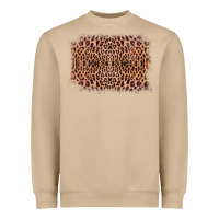 Old Western Leopard Frame Heavyweight Sweatshirt | Teevron