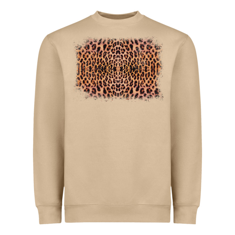 Old Western Leopard Frame Heavyweight Sweatshirt by Bettercallsaul | Teevron