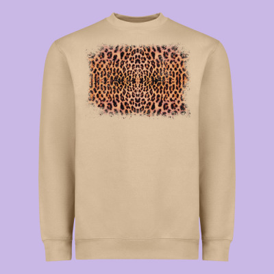 Old Western Leopard Frame Heavyweight Sweatshirt Designed By Bettercallsaul
