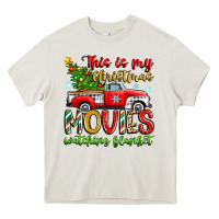 This Is My Christmas Movies Watching Blanket Heavy Core Tee | Teevron