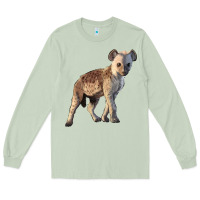 Matcha Baby Hyena Illustrations Long Sleeve Tee - LillyAllenDesigns
