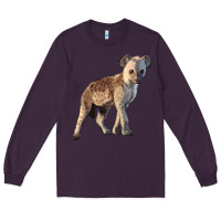 Plum Baby Hyena Illustrations Long Sleeve Tee - LillyAllenDesigns
