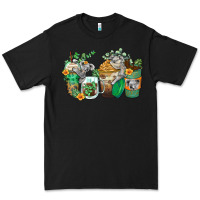 Black koala coffee cups Premium Tee - Zillion Design Studio
