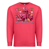 Cardinal xo xo xo happy valentine's day truck Premium Sweatshirt - LillyAllenDesigns