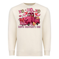 Sandshell xo xo xo happy valentine's day truck Premium Sweatshirt - LillyAllenDesigns