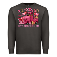Smoke xo xo xo happy valentine's day truck Premium Sweatshirt - LillyAllenDesigns