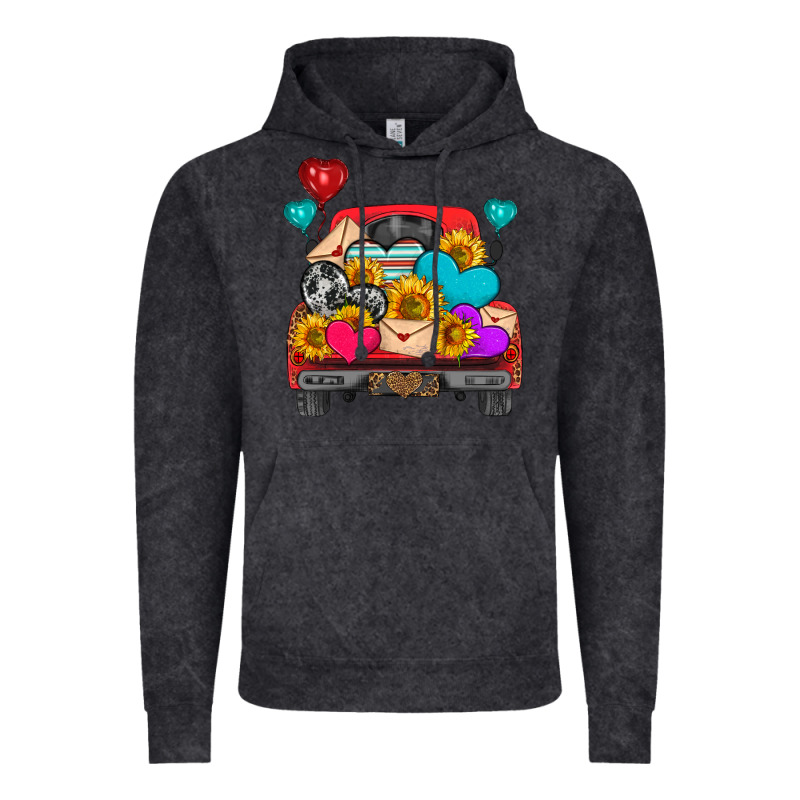 Western Truck With Heart Vintage Hoodie by HRA Design Shop | Teevron