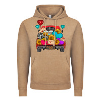 Vintage Coffee western truck with heart Vintage Hoodie - HRA Design Shop