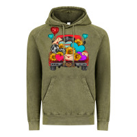 Vintage Olive western truck with heart Vintage Hoodie - HRA Design Shop