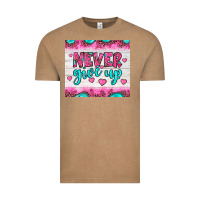 Vintage Coffee never give up Vintage Tee - JahusDesignShop