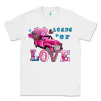 White loads of love wıth truck Classic Tee - AdoDesignShop