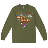Army Green mental health matters Long Sleeve Tee - JahusDesignShop