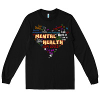 Black mental health matters Long Sleeve Tee - JahusDesignShop