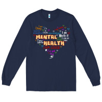 Navy mental health matters Long Sleeve Tee - JahusDesignShop