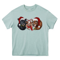 Christmas Cows Heavy Core Tee | Teevron