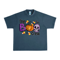 Midnight Navy Boo halloween Urban Heavy Tee - Artiststas