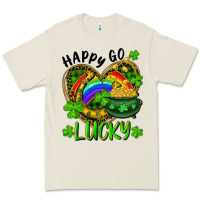 Bone Happy Go Lucky Pot Of Gold And Rainbow Heart Premium Tee - RanaPortraitStore