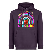 Plum 4 th  grade Heavyweight Hoodie - BundleAndBundleShop