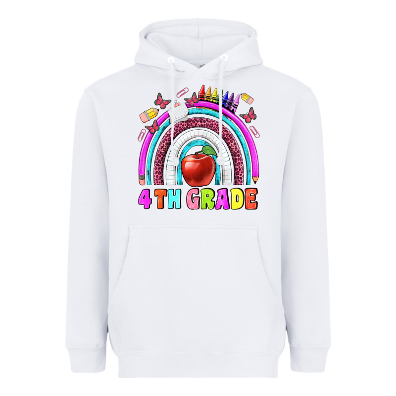 4 Th  Grade Heavyweight Hoodie by BundleAndBundleShop | Teevron