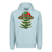 Blue Mist Ufo Christmas Pine Tree Premium Hoodie - Bettercallsaul