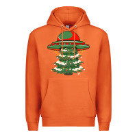 Carrot Ufo Christmas Pine Tree Premium Hoodie - Bettercallsaul