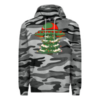 Slate Camo Ufo Christmas Pine Tree Premium Hoodie - Bettercallsaul