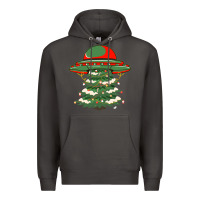 Smoke Ufo Christmas Pine Tree Premium Hoodie - Bettercallsaul