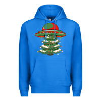 True Royal Ufo Christmas Pine Tree Premium Hoodie - Bettercallsaul