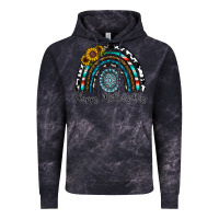 Cloud Black happy mother's day rainbow Vintage Hoodie - CowhideDigitalArt