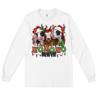 White ho ho ho heifer christmas heifers Long Sleeve Tee - Jasminsmagicworld