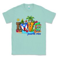 Seafoam love puerto rico Classic Tee - AdoDesignShop