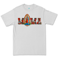 Dove Grey mama our lady of guadalupe Premium Tee - BarkalooDesign