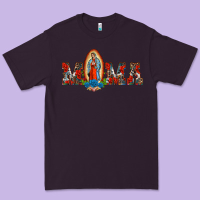 Mama Our Lady Of Guadalupe Premium Tee Designed By Barkaloodesign