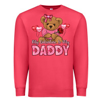 Cardinal my valentine is my daddy Premium Sweatshirt - LillyAllenDesigns